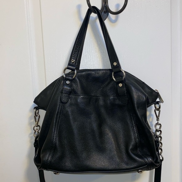 Michael Kors - black purse with silver chain accents - Picture 2 of 6